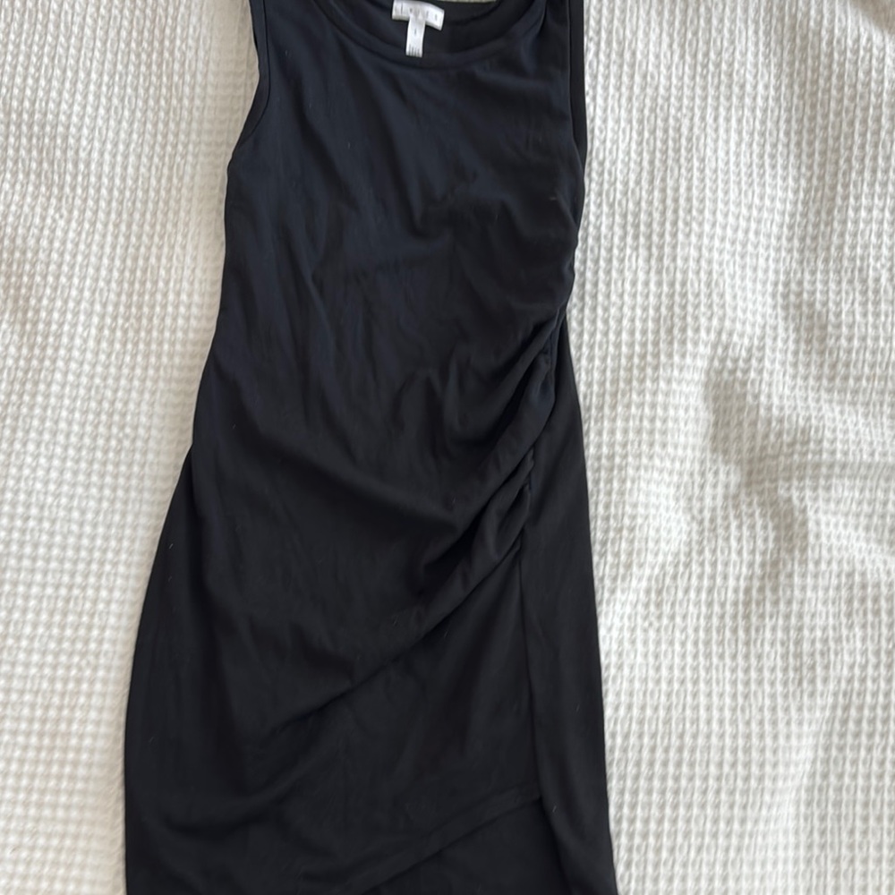 Melrose and Market Black Ruched Body-Con Dress